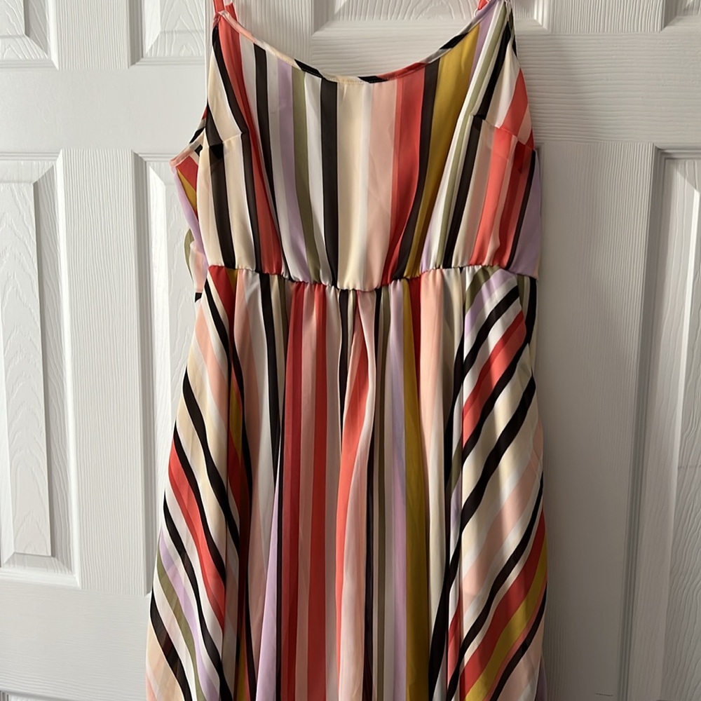 Torrid Multicolor Striped Dress